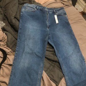 Straight leg denim jeans; ASOS Design